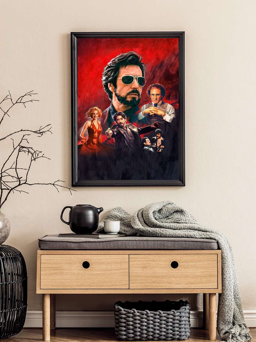 Carlito'nun Yolu - Carlito's Way Film Tablo Siyah Çerçeveli Film Poster Afiş Tablo