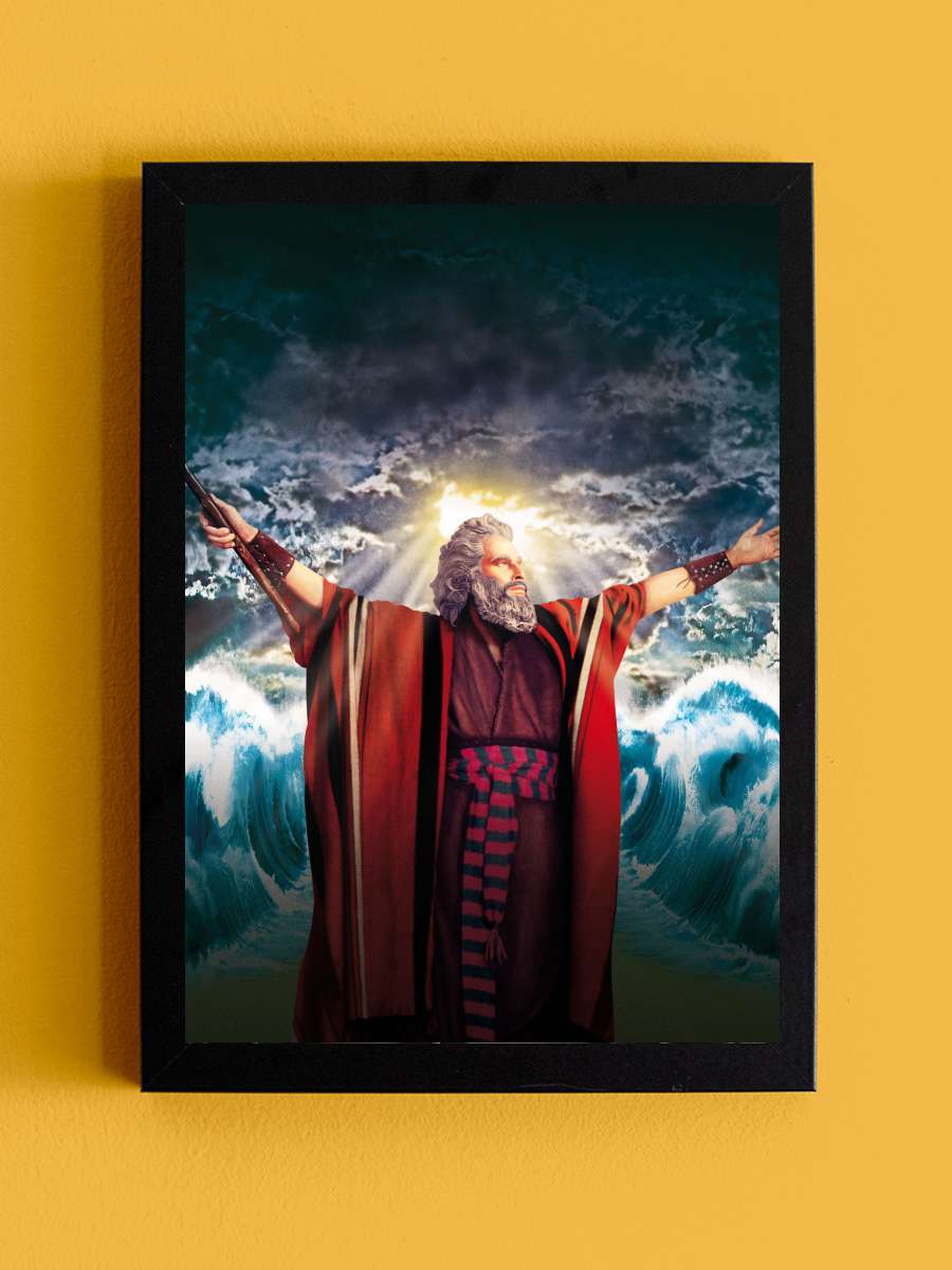 On Emir - The Ten Commandments Film Tablo Siyah Çerçeveli Film Poster Afiş Tablo