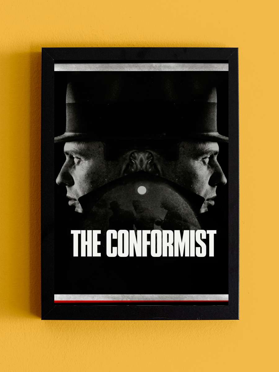 Konformist - Il conformista Film Tablo Siyah Çerçeveli Film Poster Afiş Tablo