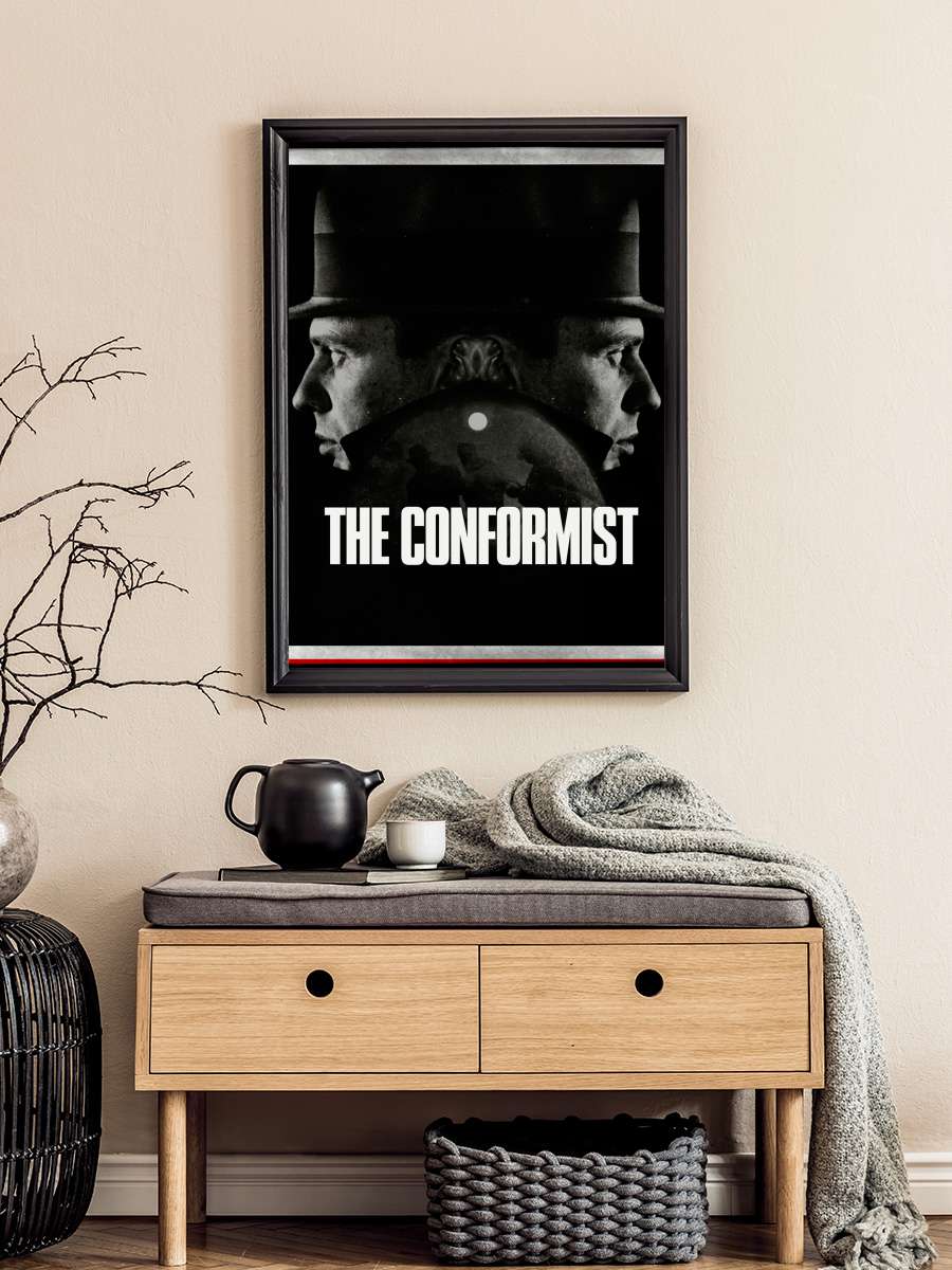 Konformist - Il conformista Film Tablo Siyah Çerçeveli Film Poster Afiş Tablo