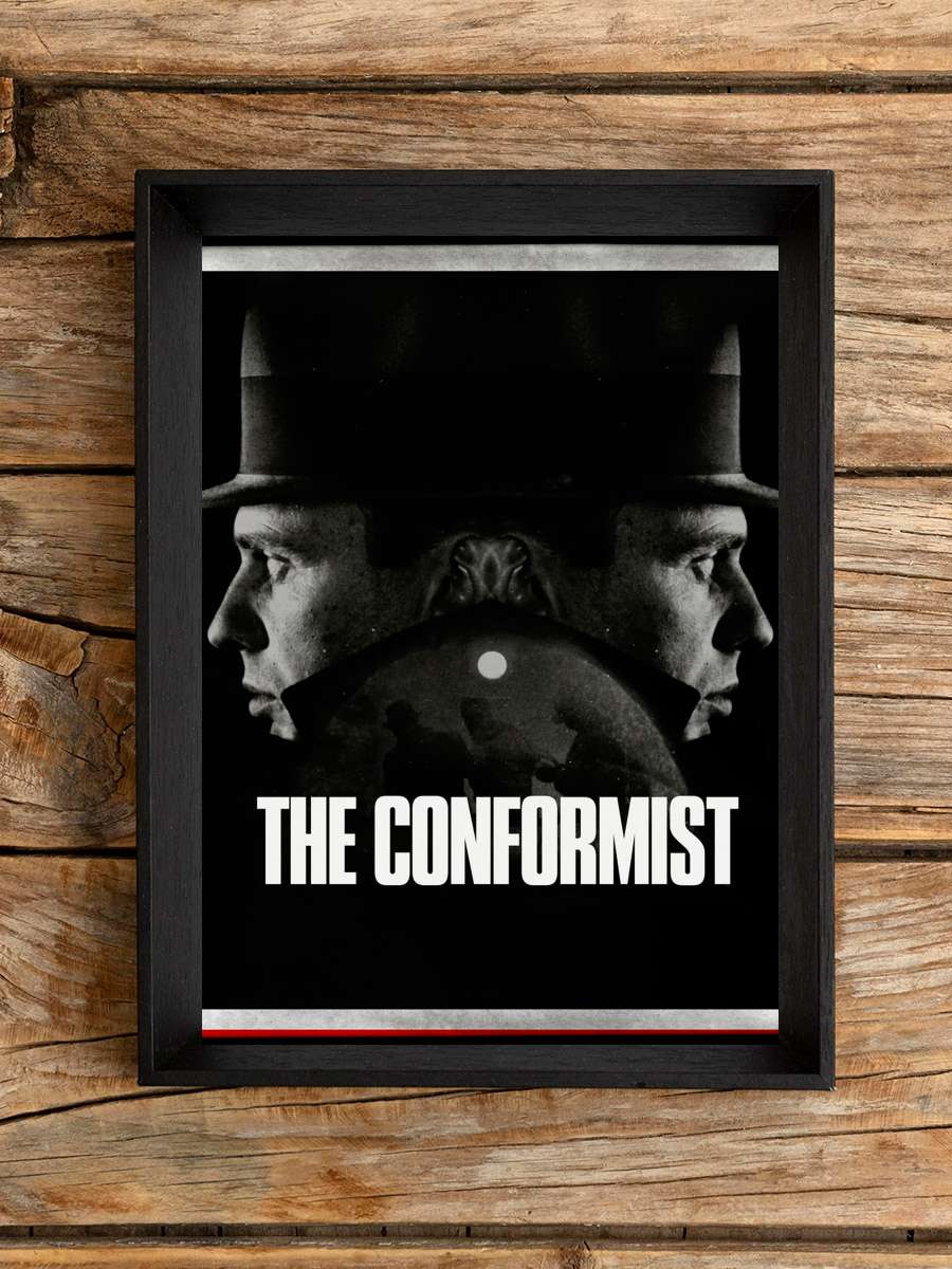 Konformist - Il conformista Film Tablo Siyah Çerçeveli Film Poster Afiş Tablo