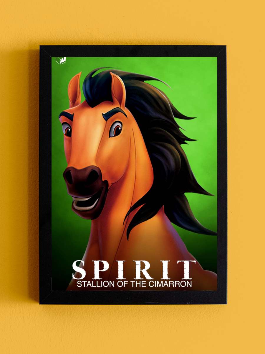 Özgür Ruh - Spirit: Stallion of the Cimarron Film Tablo Siyah Çerçeveli Film Poster Afiş Tablo