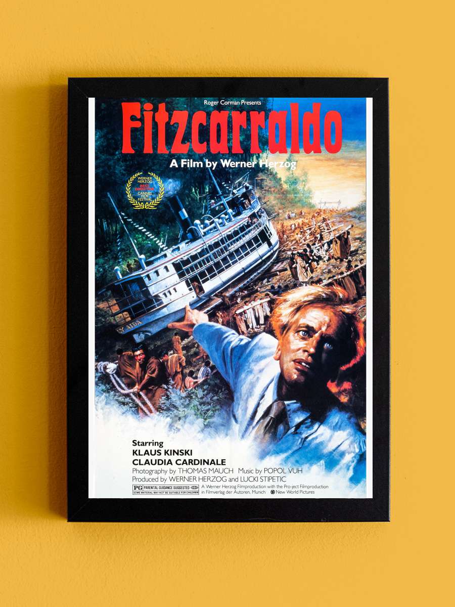 Fitzcarraldo Film Tablo Siyah Çerçeveli Film Poster Afiş Tablo