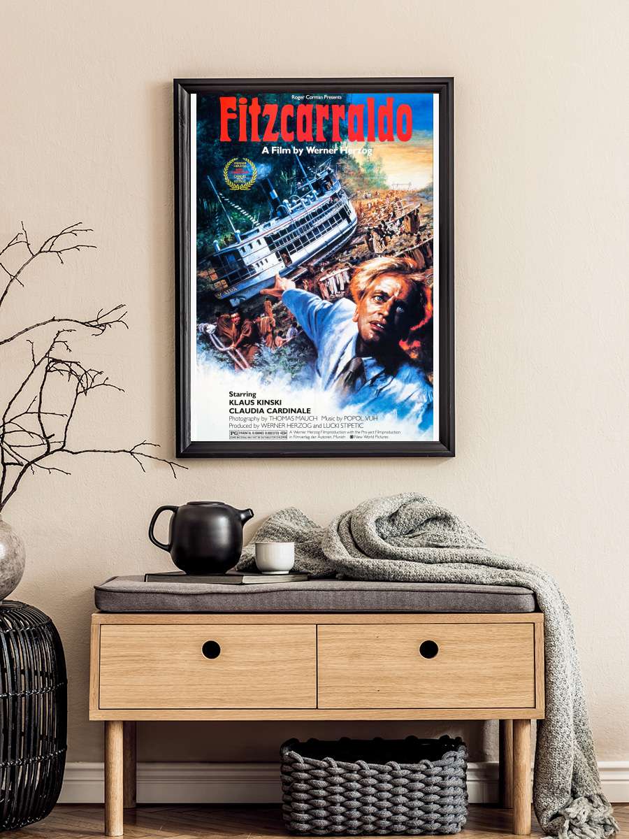 Fitzcarraldo Film Tablo Siyah Çerçeveli Film Poster Afiş Tablo