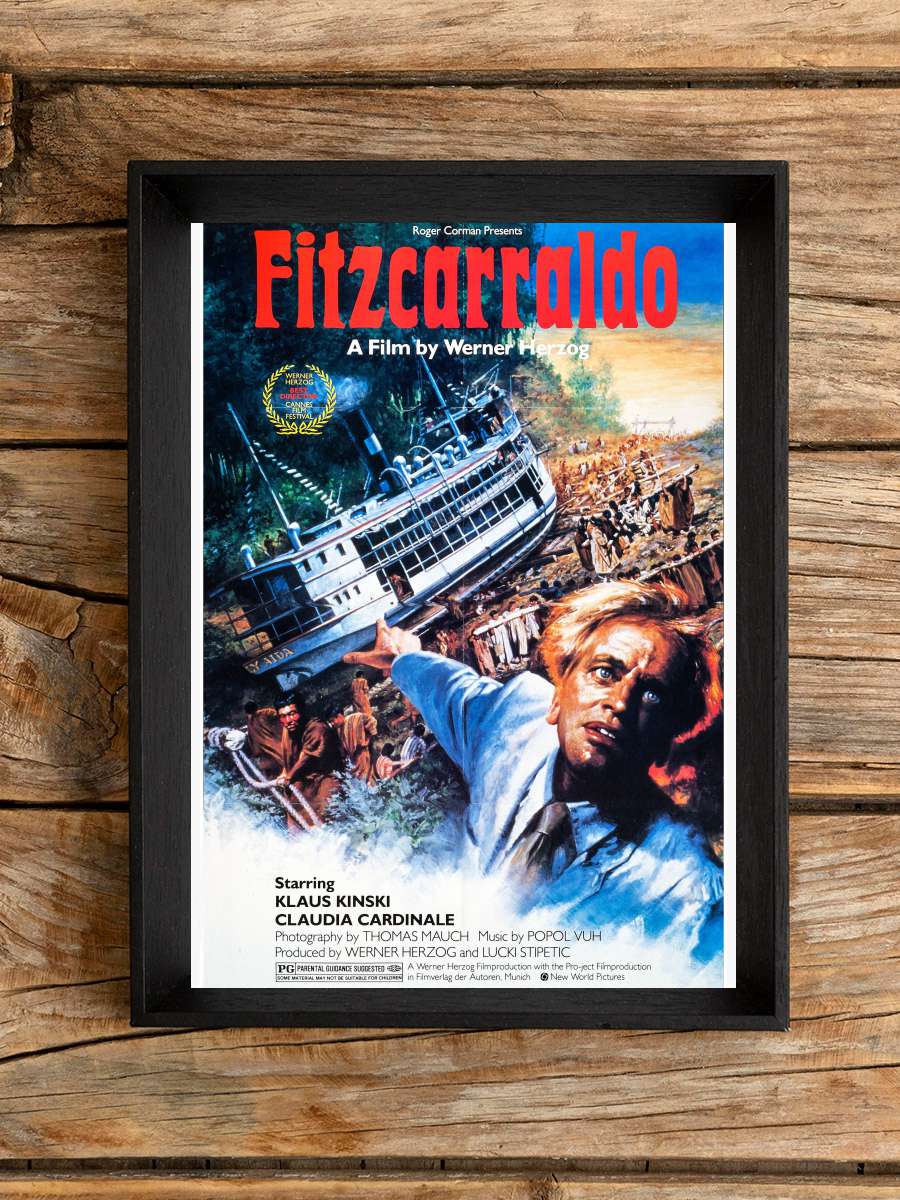 Fitzcarraldo Film Tablo Siyah Çerçeveli Film Poster Afiş Tablo