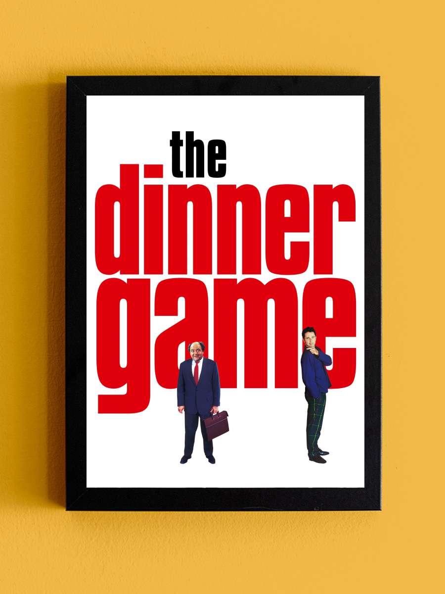 Salaklar Sofrası - Le Dîner de cons Film Tablo Siyah Çerçeveli Film Poster Afiş Tablo