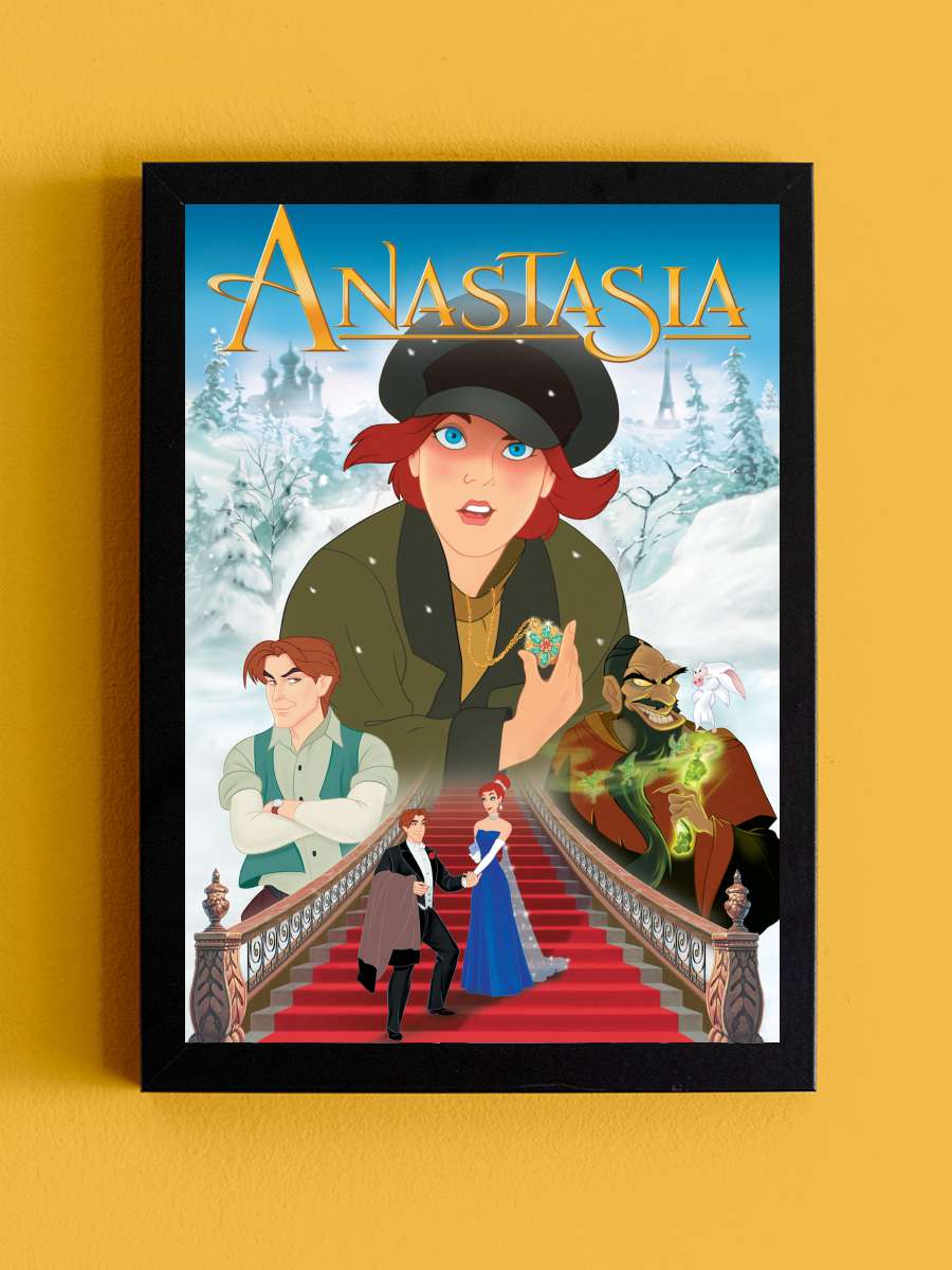 Anastasia Film Tablo Siyah Çerçeveli Film Poster Afiş Tablo