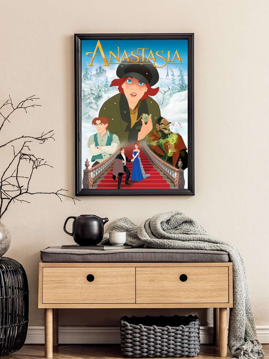 Anastasia Film Tablo Siyah Çerçeveli Film Poster Afiş Tablo