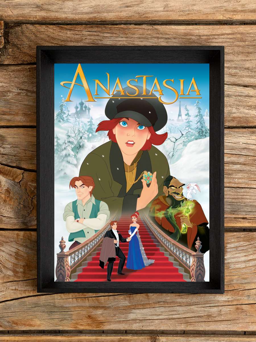 Anastasia Film Tablo Siyah Çerçeveli Film Poster Afiş Tablo