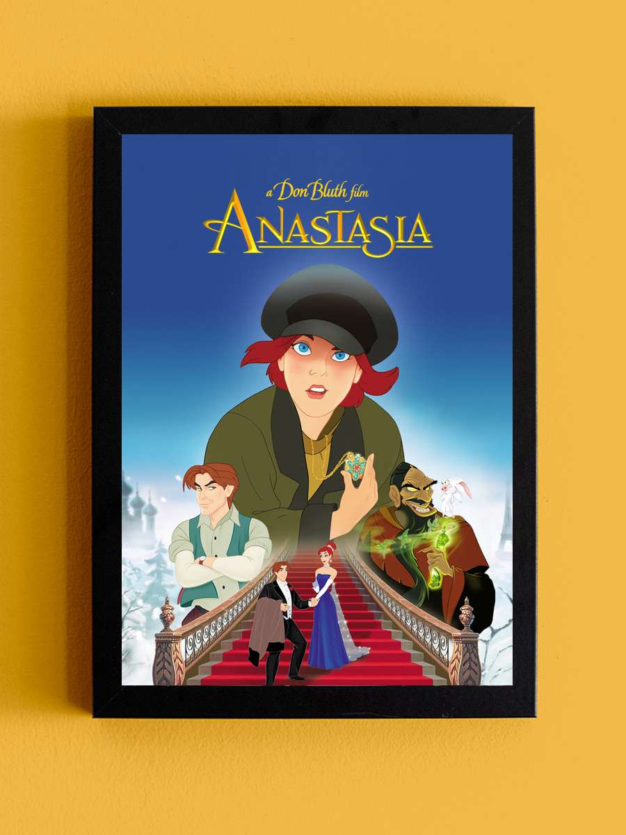 Anastasia Film Tablo Siyah Çerçeveli Film Poster Afiş Tablo