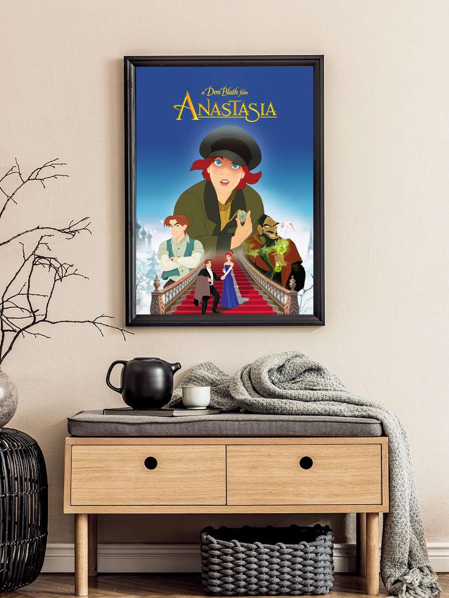 Anastasia Film Tablo Siyah Çerçeveli Film Poster Afiş Tablo