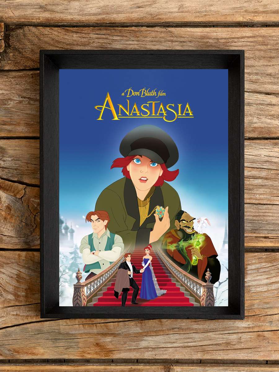 Anastasia Film Tablo Siyah Çerçeveli Film Poster Afiş Tablo