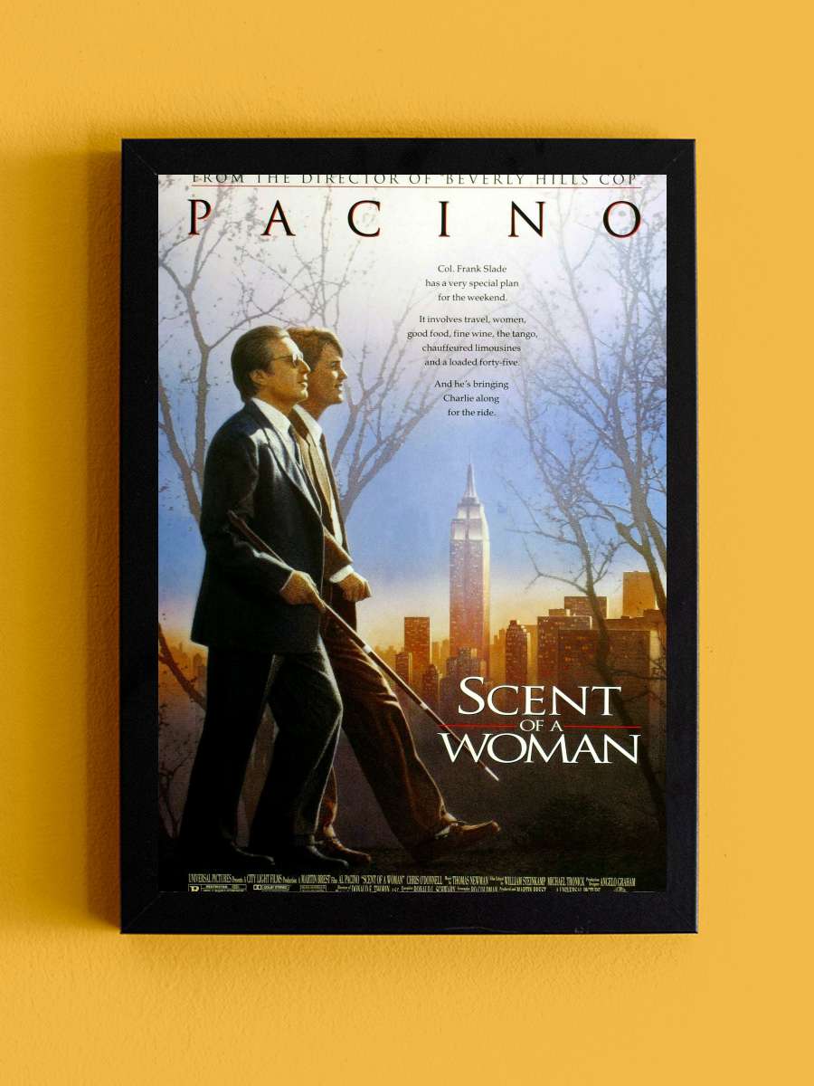 Kadın Kokusu - Scent of a Woman Film Tablo Siyah Çerçeveli Film Poster Afiş Tablo