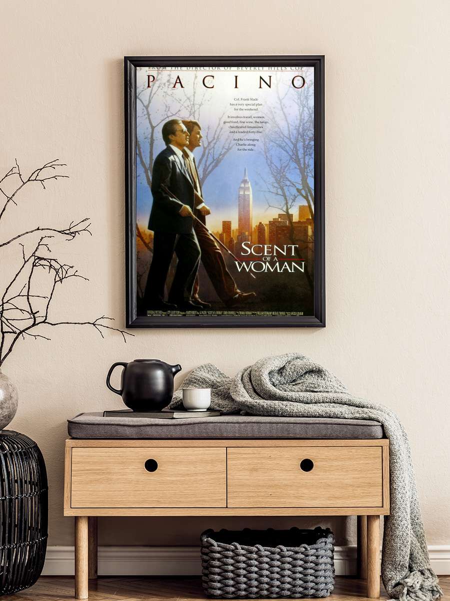 Kadın Kokusu - Scent of a Woman Film Tablo Siyah Çerçeveli Film Poster Afiş Tablo