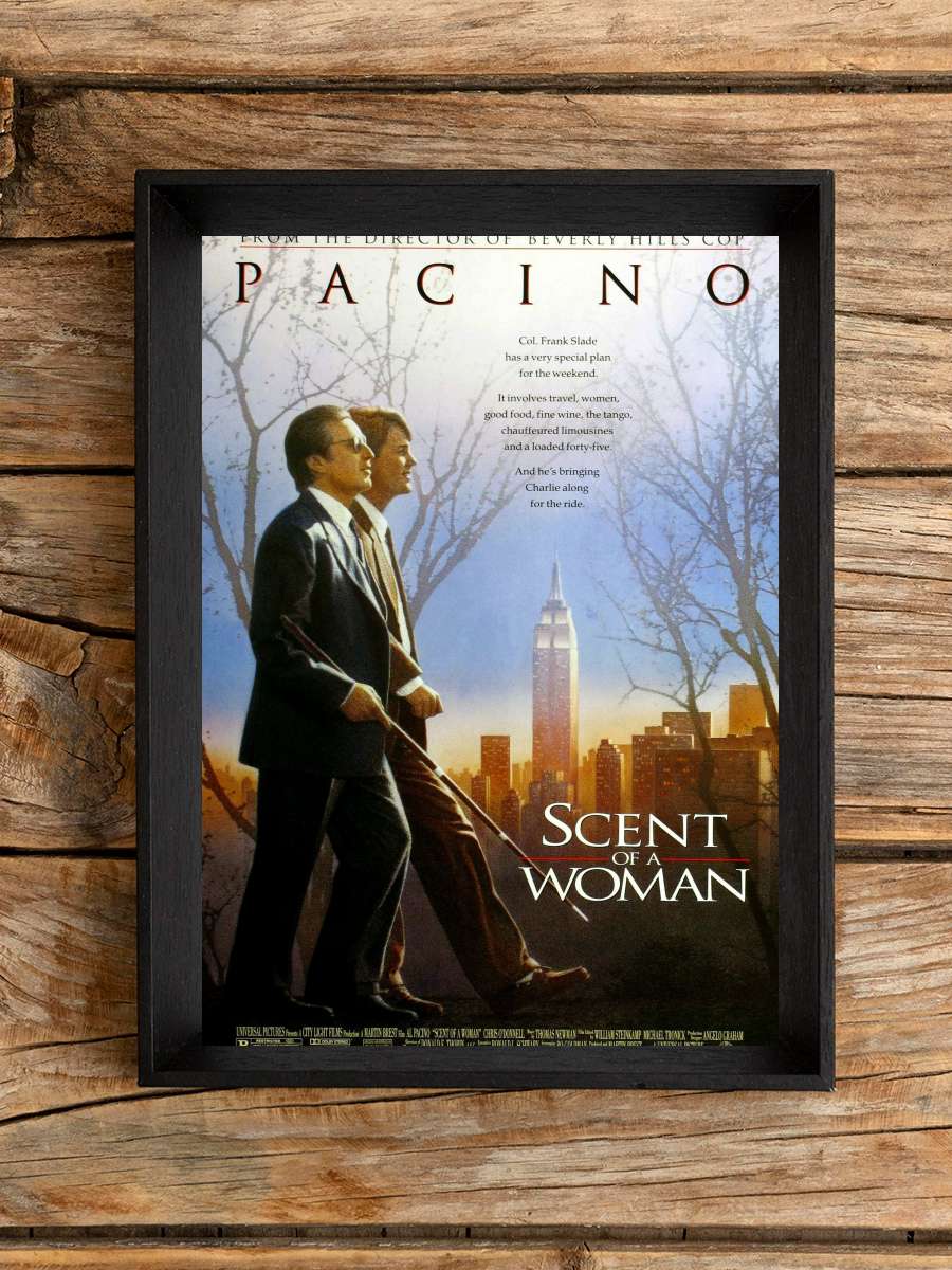 Kadın Kokusu - Scent of a Woman Film Tablo Siyah Çerçeveli Film Poster Afiş Tablo