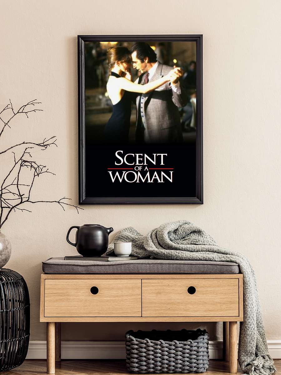 Kadın Kokusu - Scent of a Woman Film Tablo Siyah Çerçeveli Film Poster Afiş Tablo