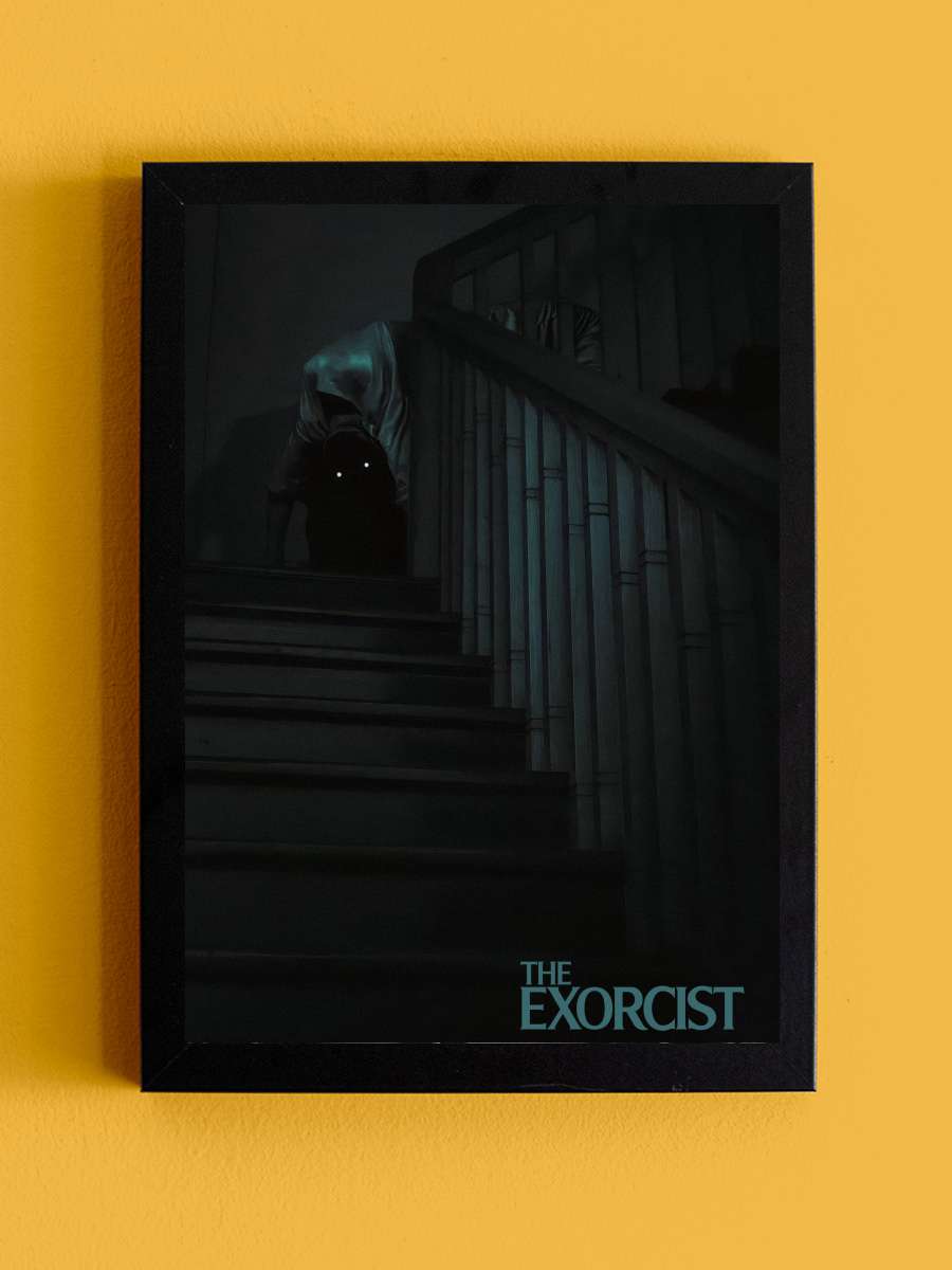 Şeytan - The Exorcist Film Tablo Siyah Çerçeveli Film Poster Afiş Tablo