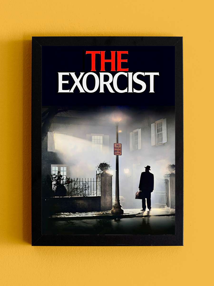 Şeytan - The Exorcist Film Tablo Siyah Çerçeveli Film Poster Afiş Tablo