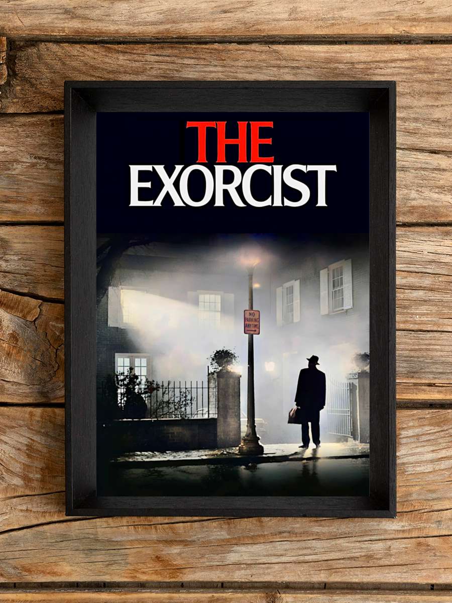 Şeytan - The Exorcist Film Tablo Siyah Çerçeveli Film Poster Afiş Tablo