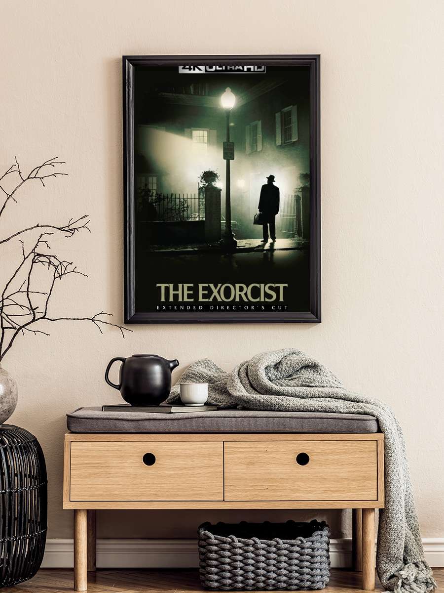 Şeytan - The Exorcist Film Tablo Siyah Çerçeveli Film Poster Afiş Tablo