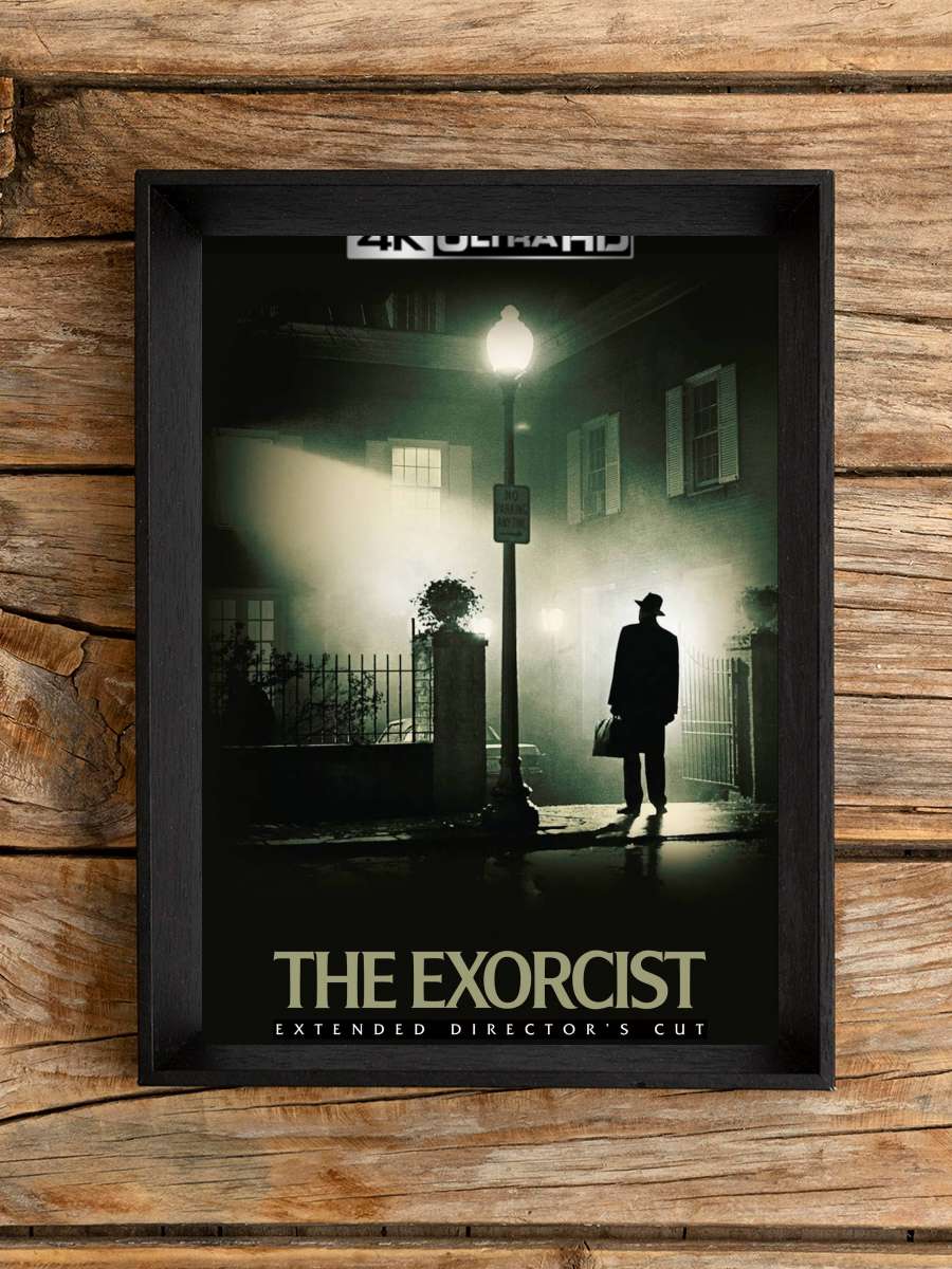 Şeytan - The Exorcist Film Tablo Siyah Çerçeveli Film Poster Afiş Tablo