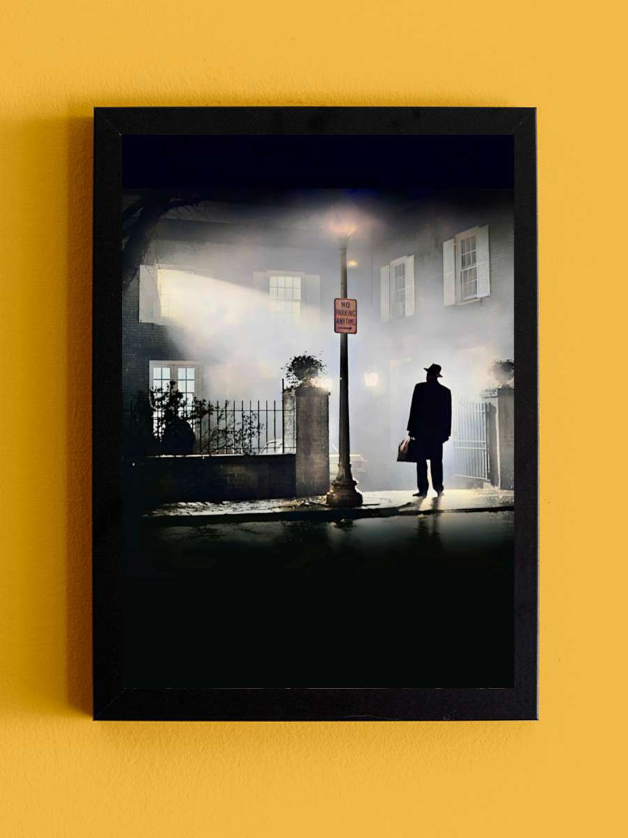 Şeytan - The Exorcist Film Tablo Siyah Çerçeveli Film Poster Afiş Tablo