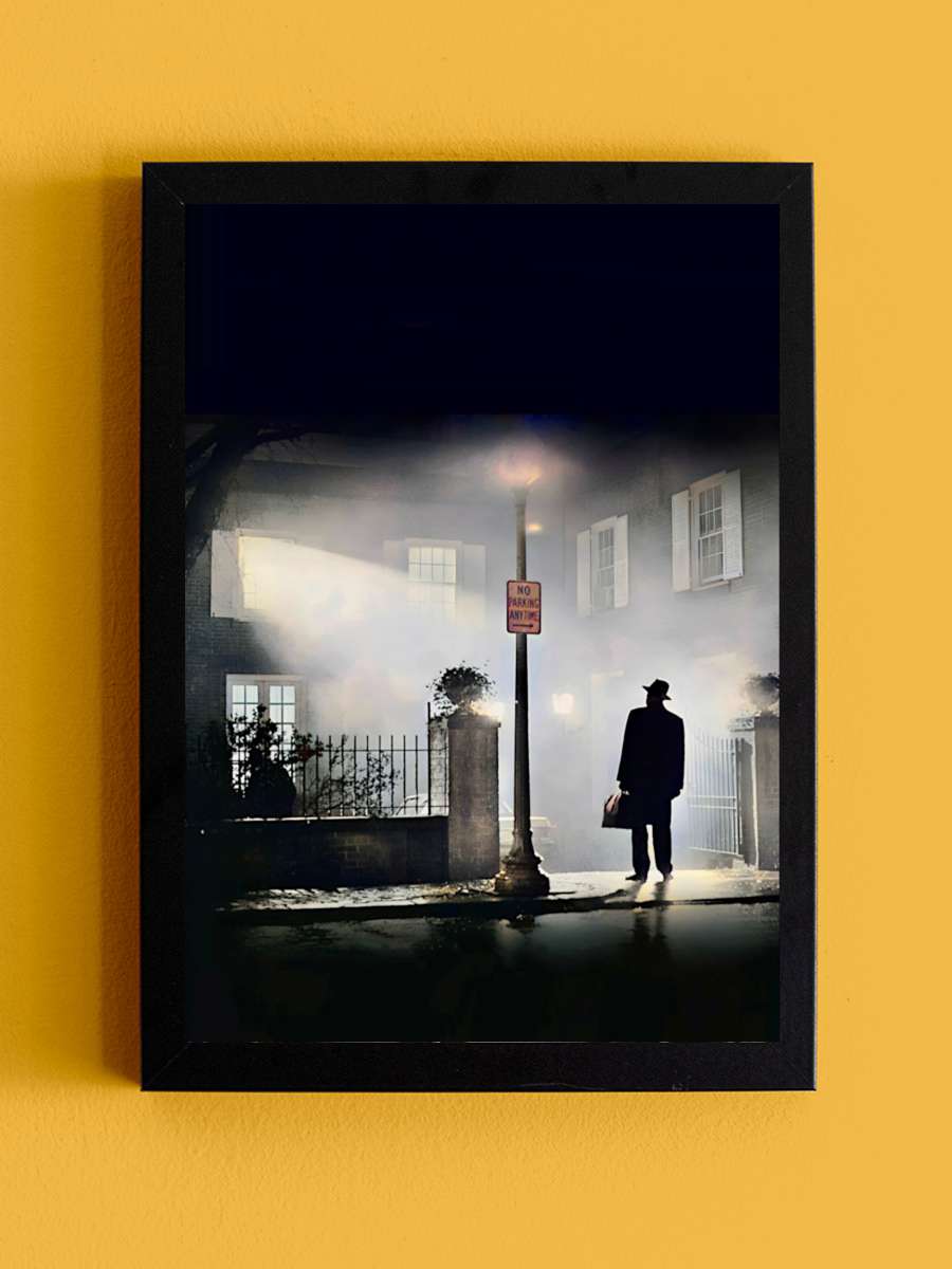 Şeytan - The Exorcist Film Tablo Siyah Çerçeveli Film Poster Afiş Tablo