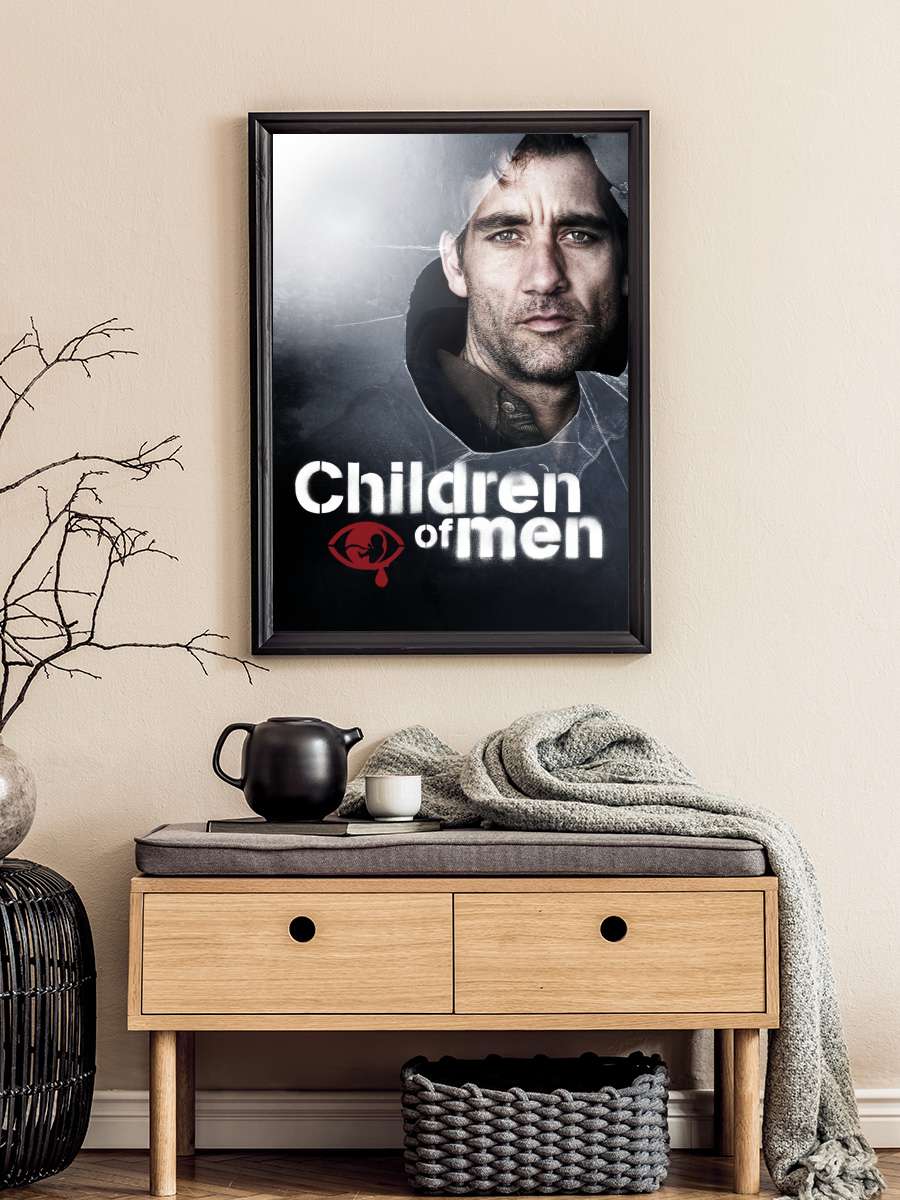 Son Umut - Children of Men Film Tablo Siyah Çerçeveli Film Poster Afiş Tablo