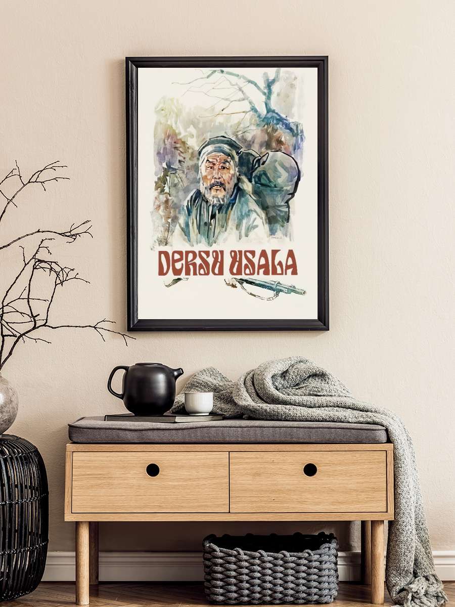 Dersu Uzala - Дерсу Узала Film Tablo Siyah Çerçeveli Film Poster Afiş Tablo