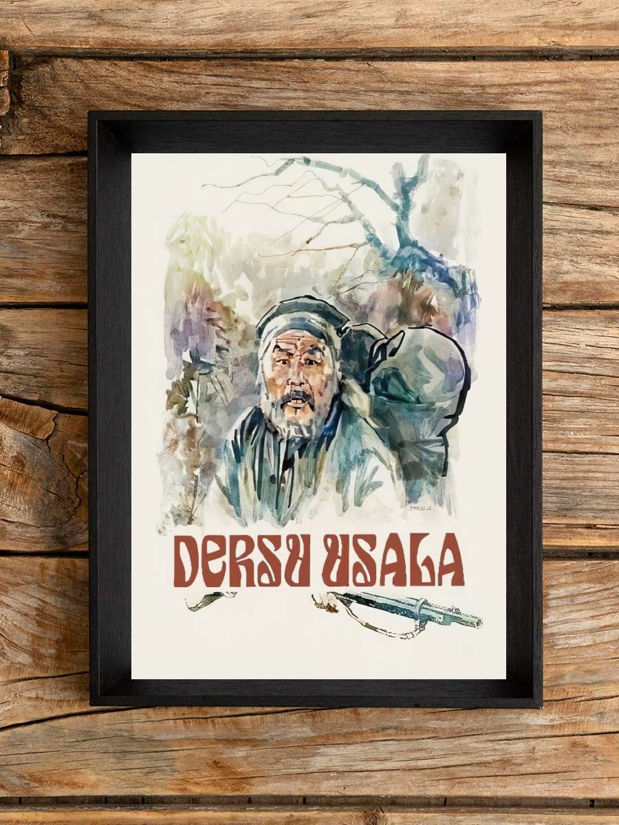 Dersu Uzala - Дерсу Узала Film Tablo Siyah Çerçeveli Film Poster Afiş Tablo