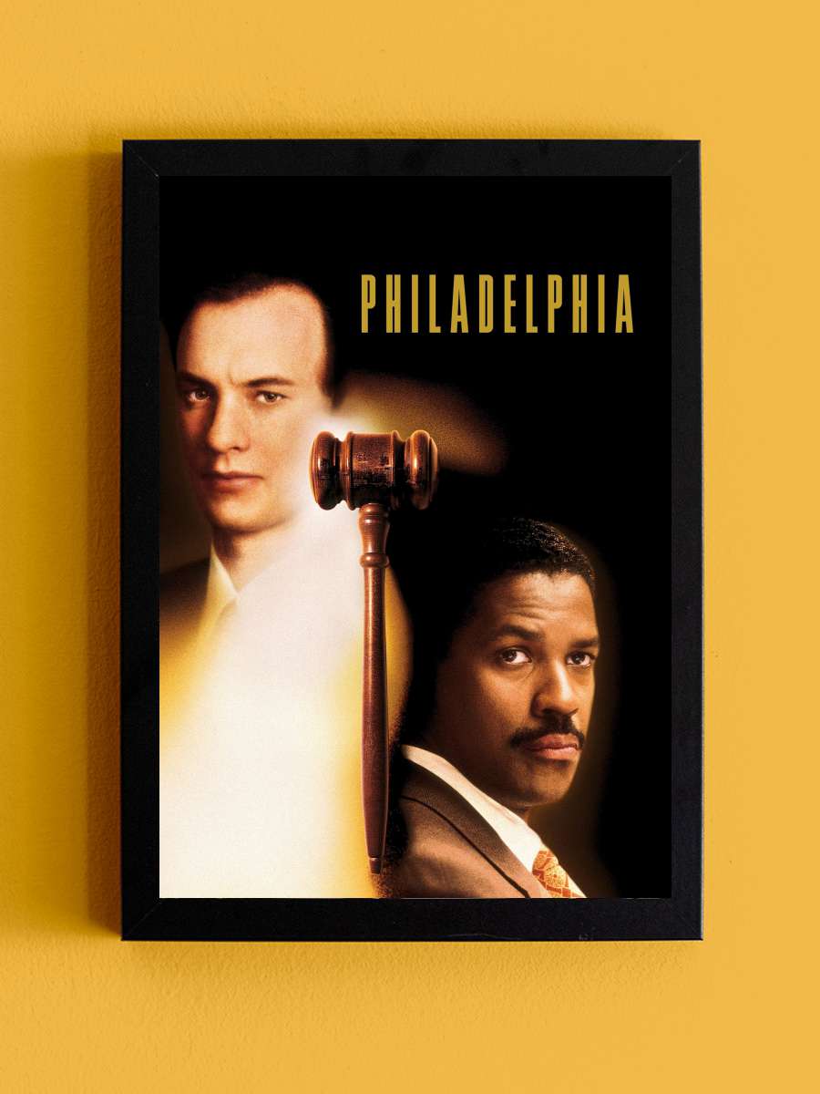 Philadelphia Film Tablo Siyah Çerçeveli Film Poster Afiş Tablo