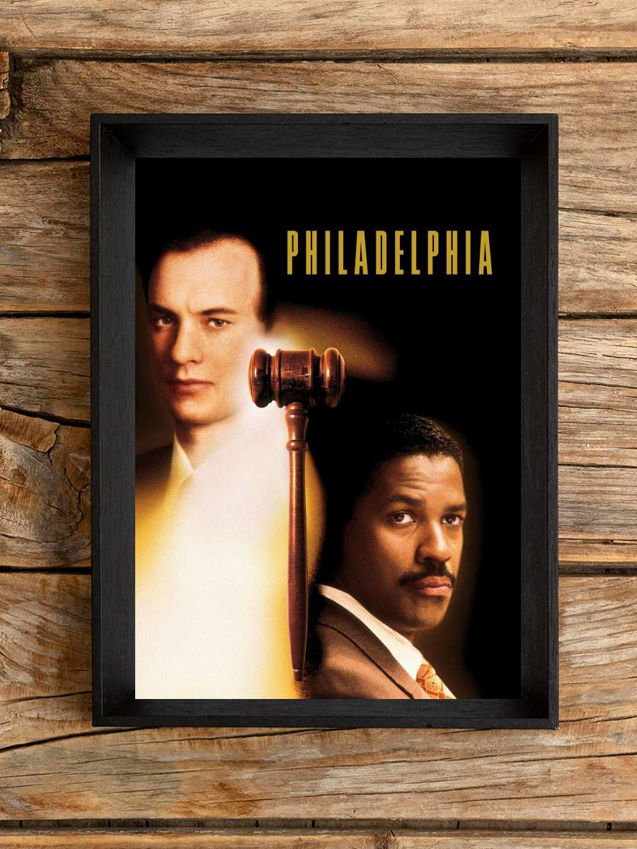 Philadelphia Film Tablo Siyah Çerçeveli Film Poster Afiş Tablo