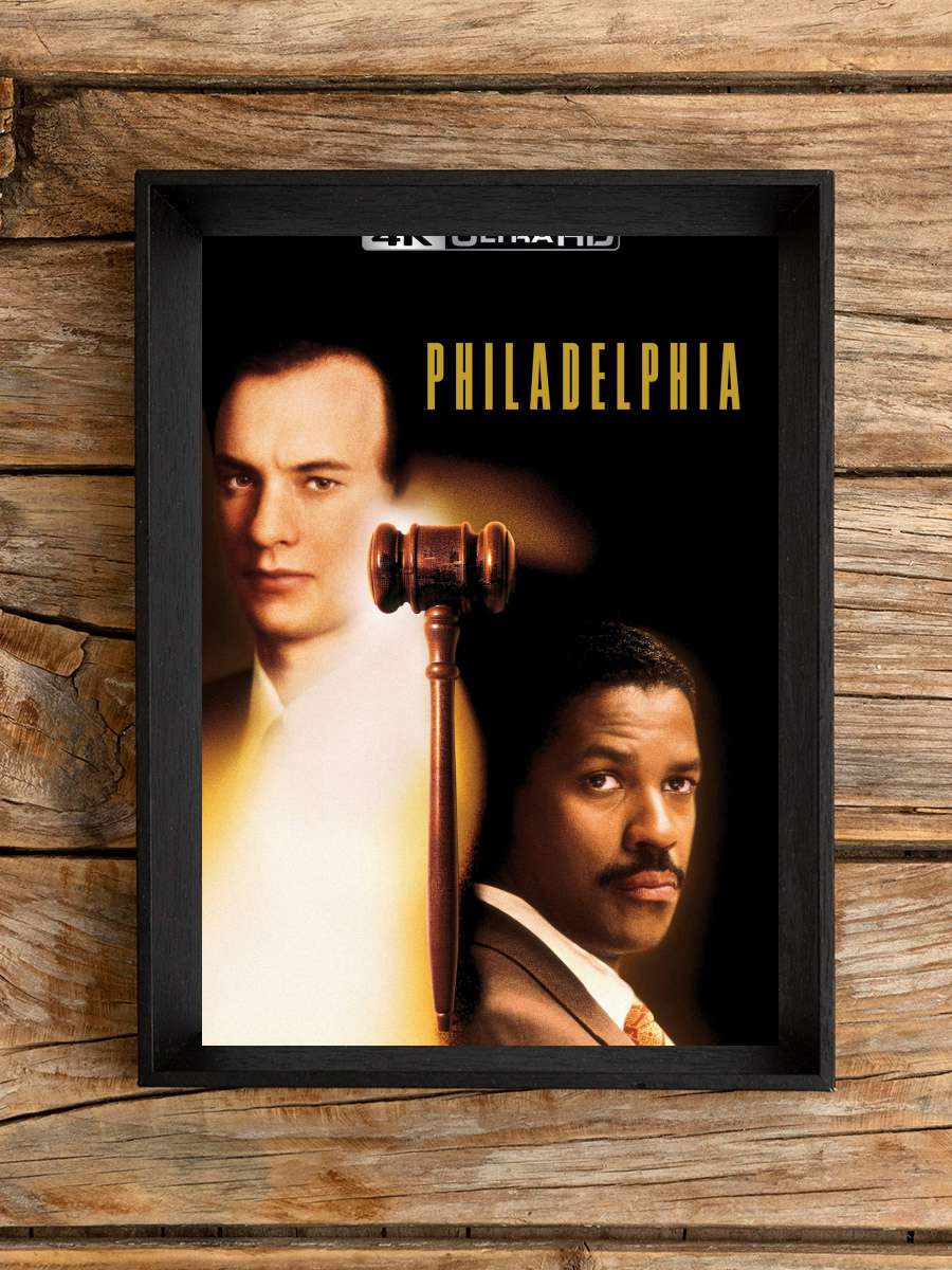 Philadelphia Film Tablo Siyah Çerçeveli Film Poster Afiş Tablo