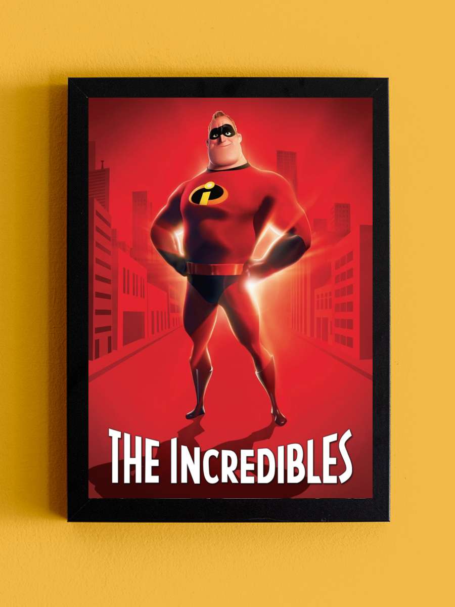 İnanılmaz Aile - The Incredibles Film Tablo Siyah Çerçeveli Film Poster Afiş Tablo