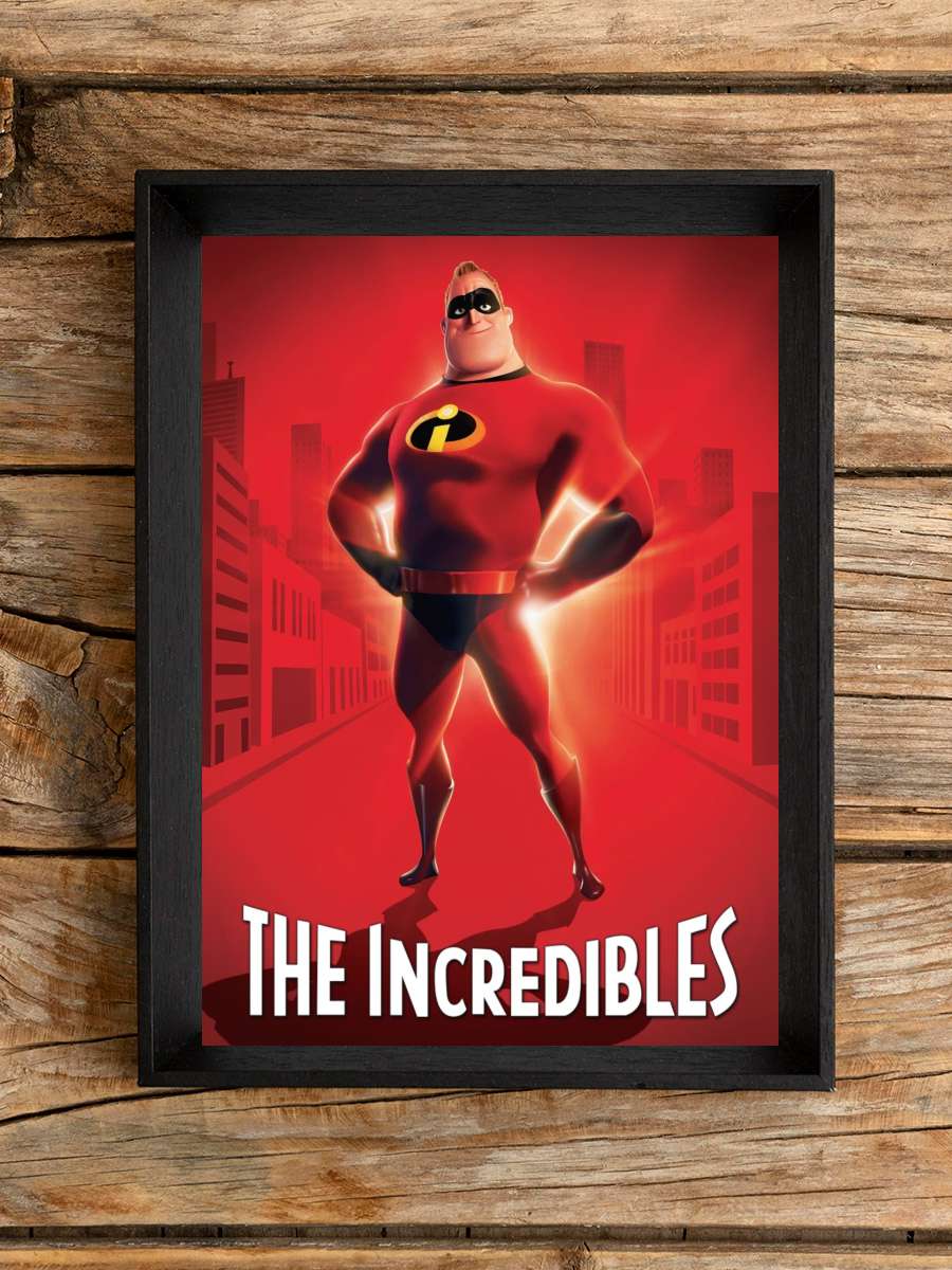 İnanılmaz Aile - The Incredibles Film Tablo Siyah Çerçeveli Film Poster Afiş Tablo