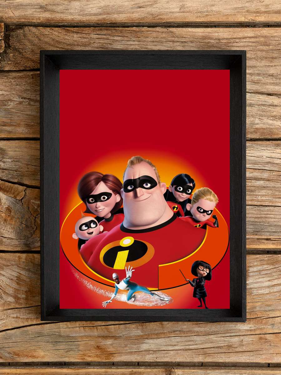 İnanılmaz Aile - The Incredibles Film Tablo Siyah Çerçeveli Film Poster Afiş Tablo