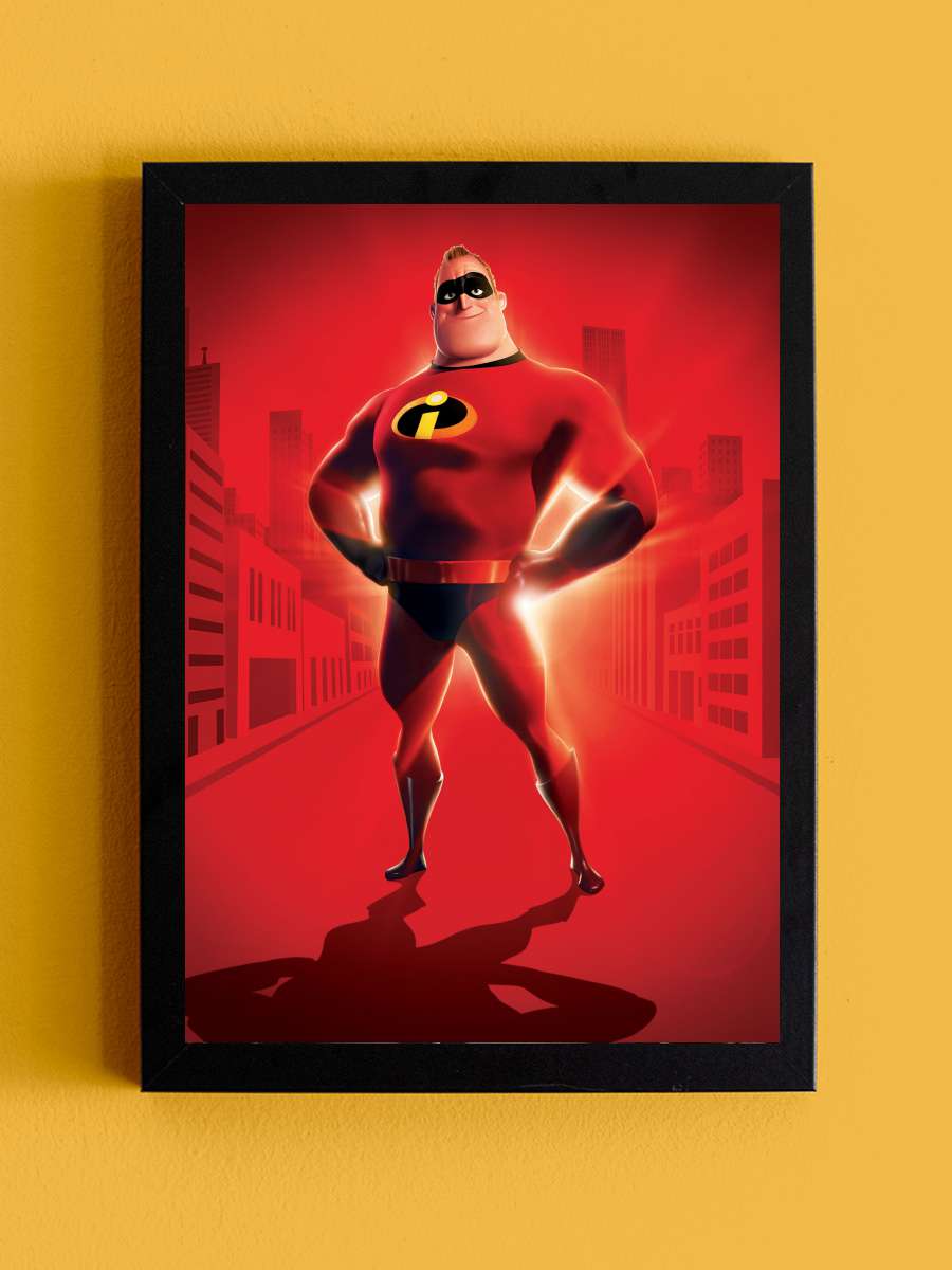 İnanılmaz Aile - The Incredibles Film Tablo Siyah Çerçeveli Film Poster Afiş Tablo