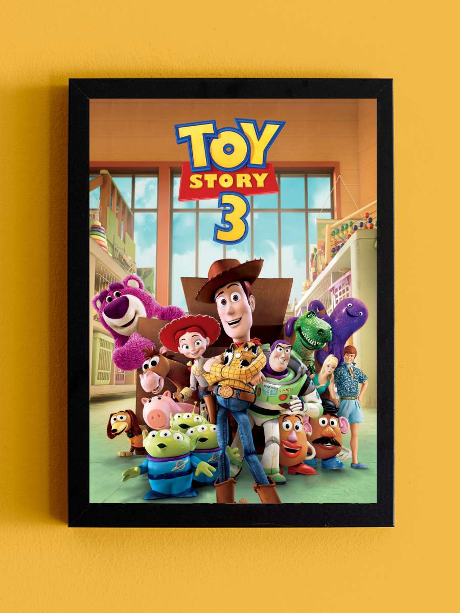 Oyuncak Hikayesi 3 - Toy Story 3 Film Tablo Siyah Çerçeveli Film Poster Afiş Tablo