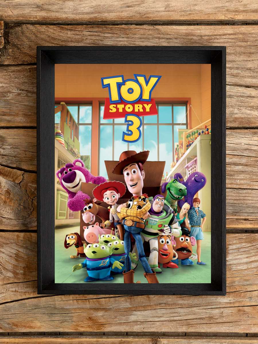 Oyuncak Hikayesi 3 - Toy Story 3 Film Tablo Siyah Çerçeveli Film Poster Afiş Tablo