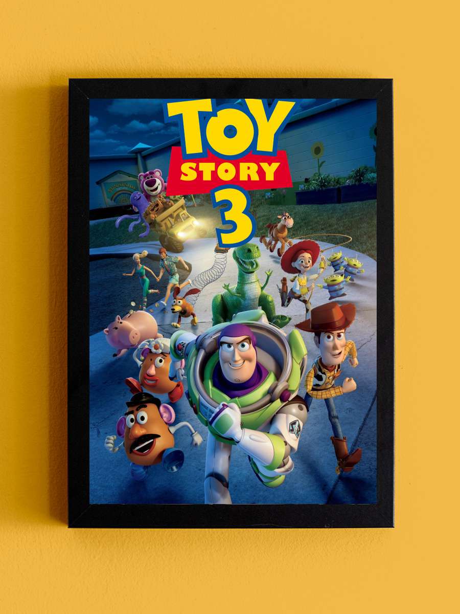 Oyuncak Hikayesi 3 - Toy Story 3 Film Tablo Siyah Çerçeveli Film Poster Afiş Tablo