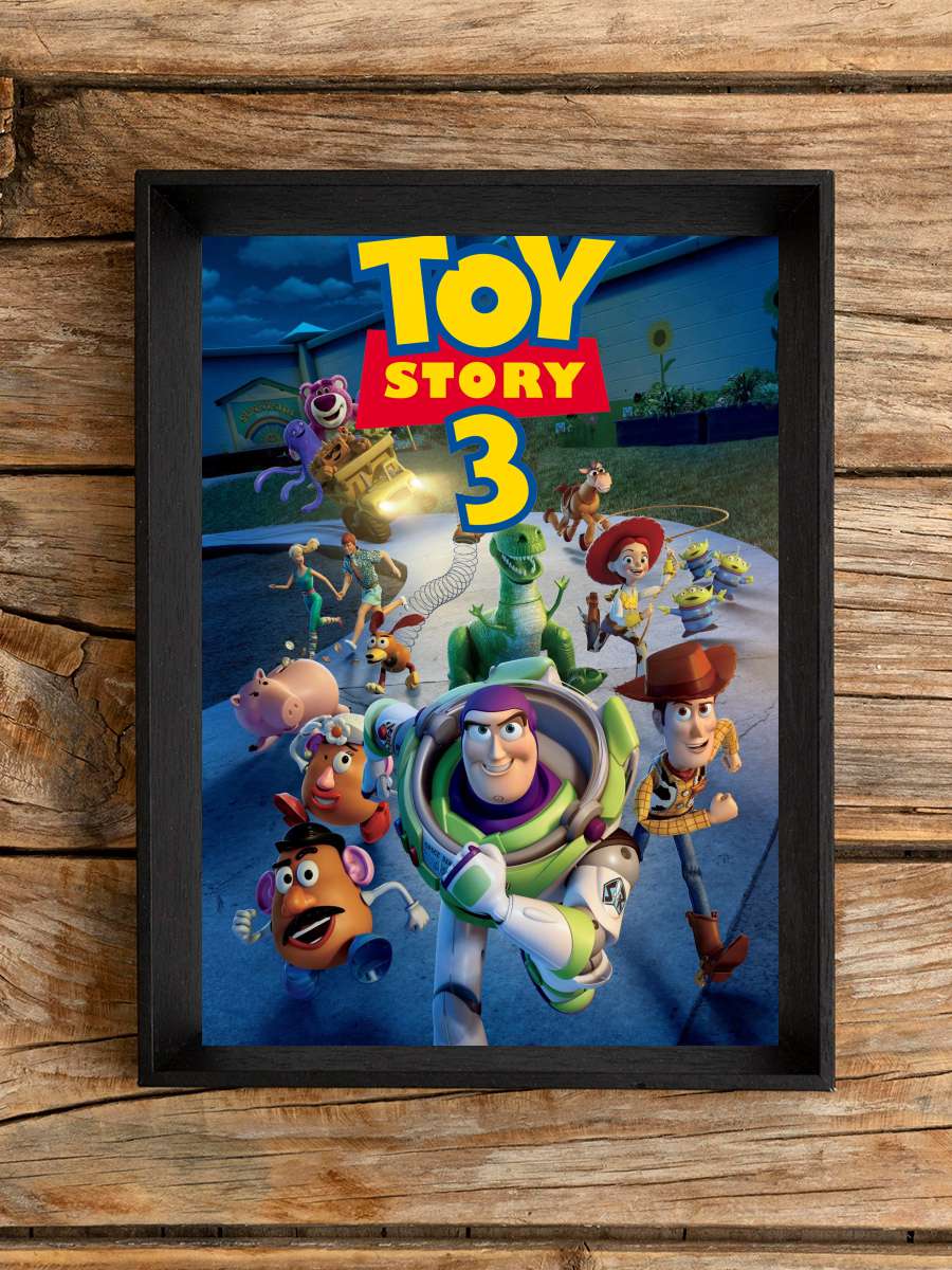 Oyuncak Hikayesi 3 - Toy Story 3 Film Tablo Siyah Çerçeveli Film Poster Afiş Tablo