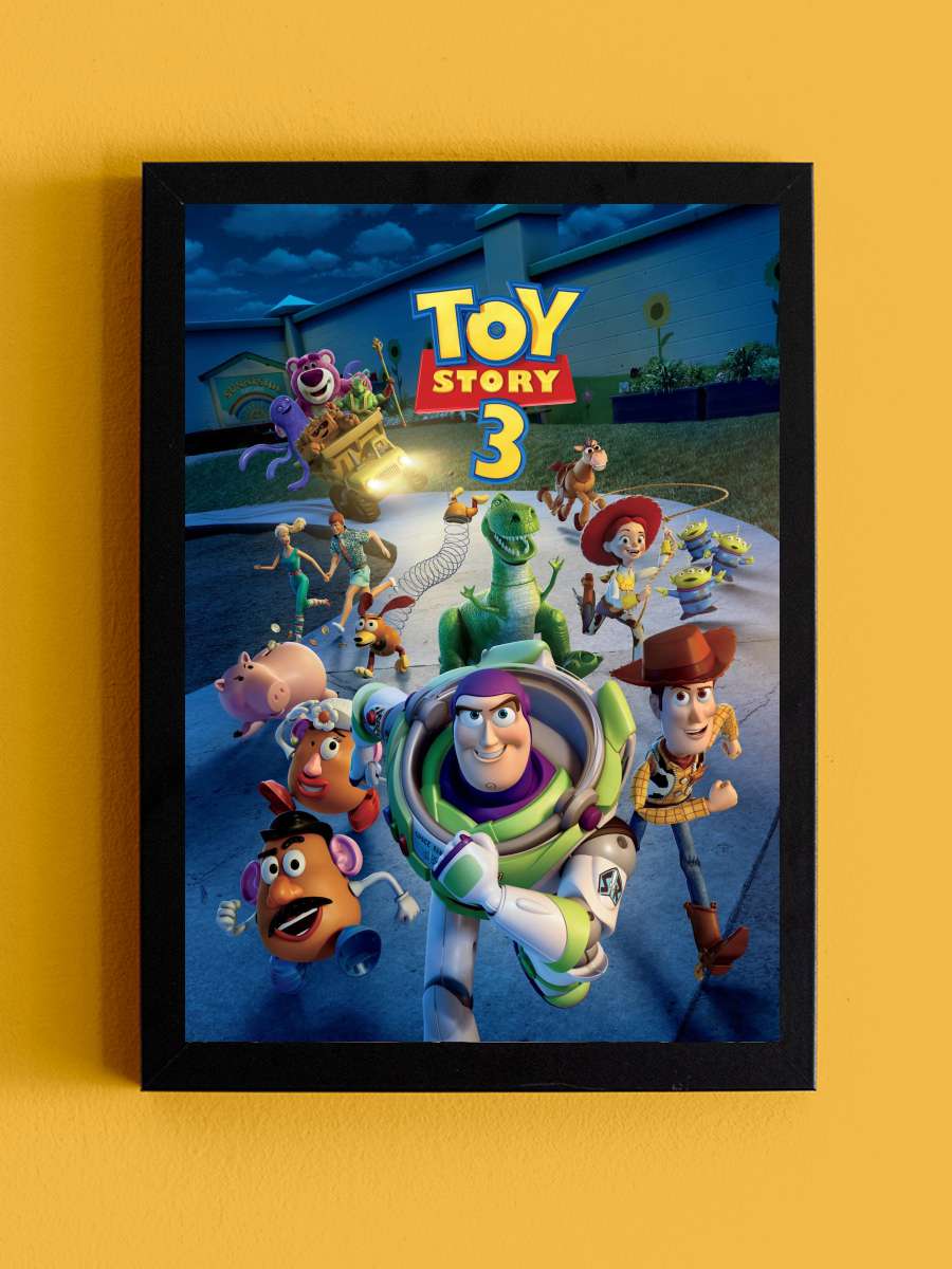 Oyuncak Hikayesi 3 - Toy Story 3 Film Tablo Siyah Çerçeveli Film Poster Afiş Tablo