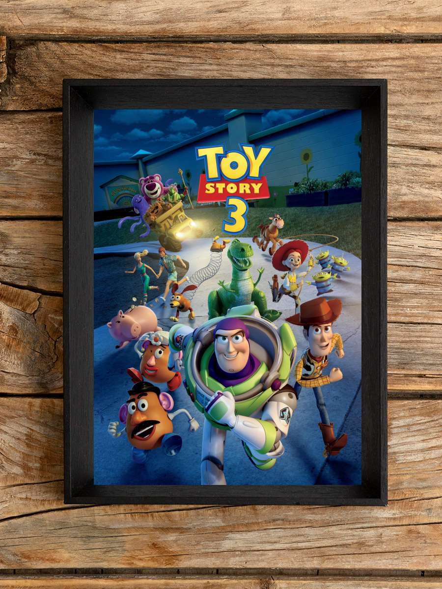 Oyuncak Hikayesi 3 - Toy Story 3 Film Tablo Siyah Çerçeveli Film Poster Afiş Tablo