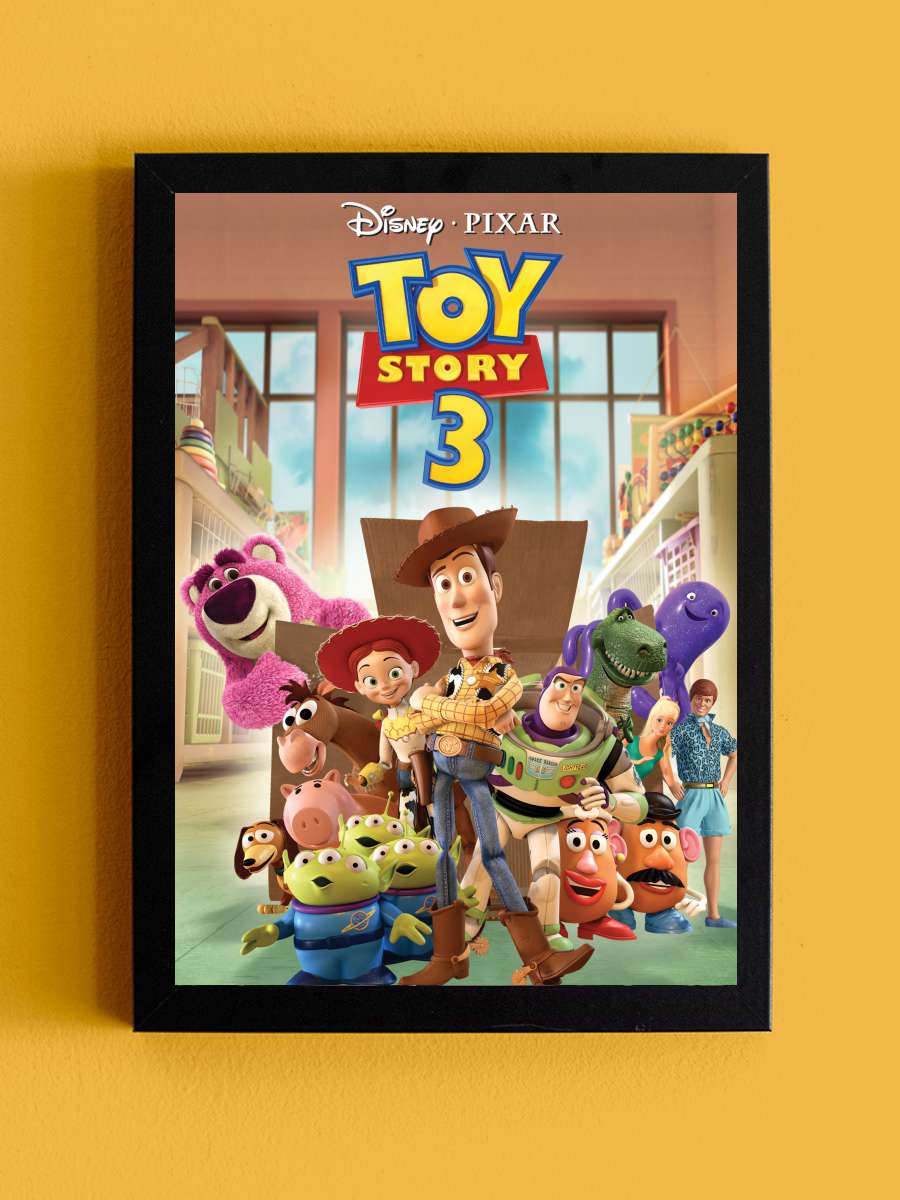 Oyuncak Hikayesi 3 - Toy Story 3 Film Tablo Siyah Çerçeveli Film Poster Afiş Tablo