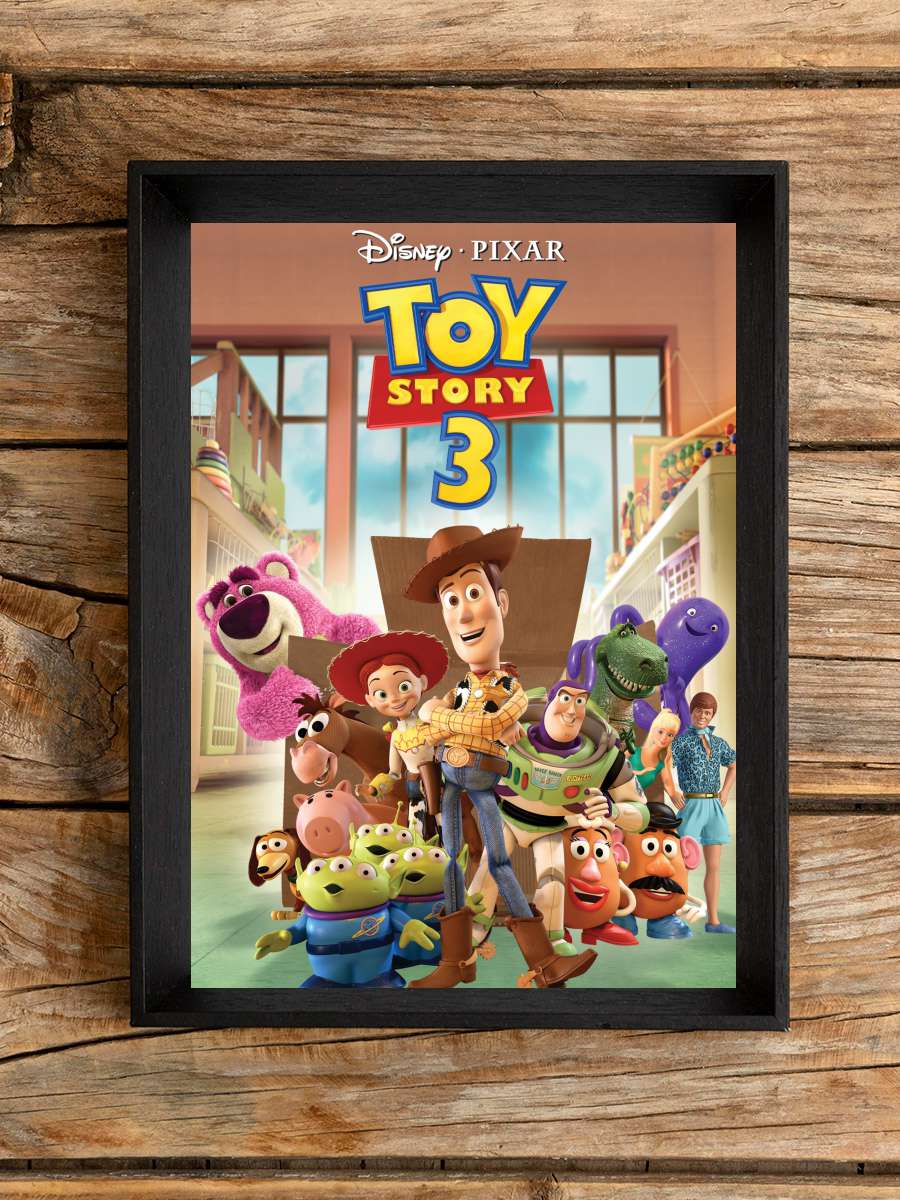 Oyuncak Hikayesi 3 - Toy Story 3 Film Tablo Siyah Çerçeveli Film Poster Afiş Tablo