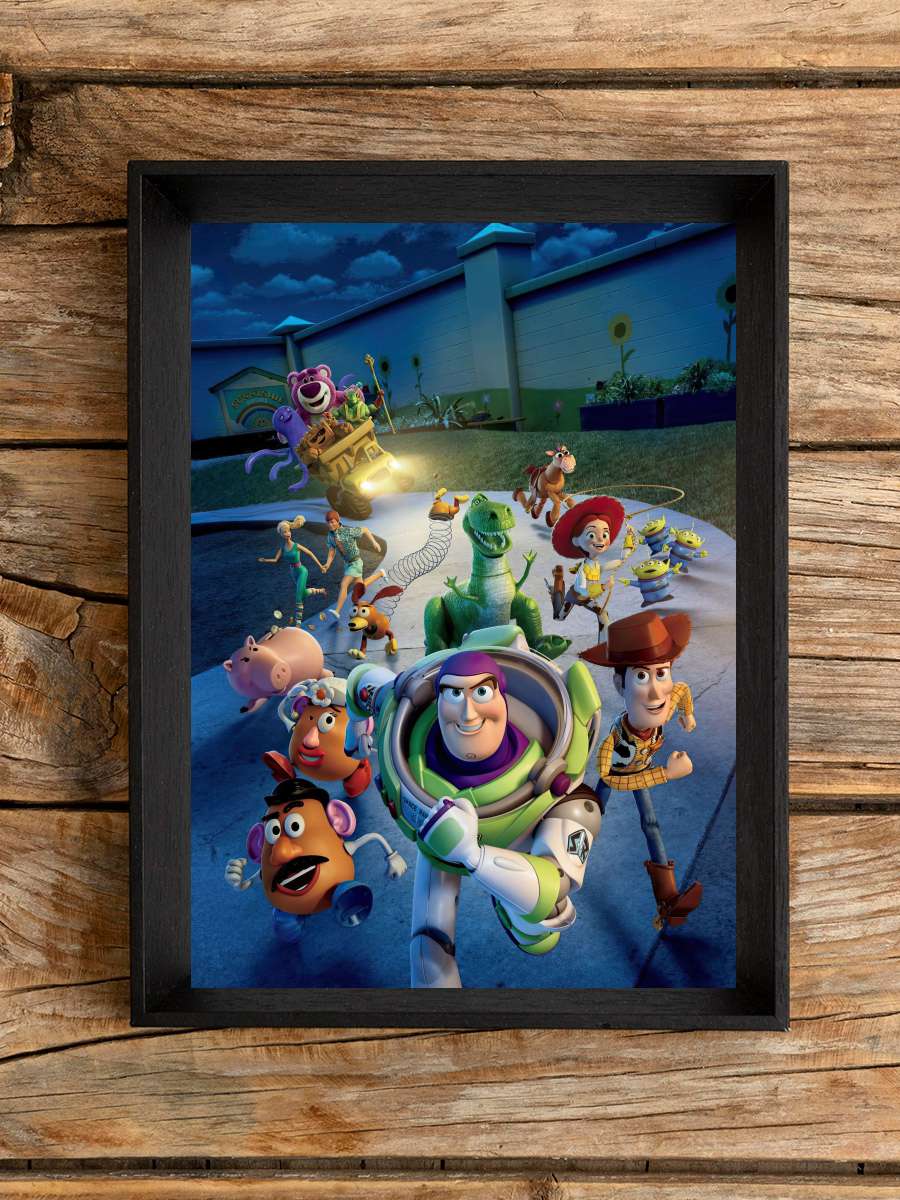 Oyuncak Hikayesi 3 - Toy Story 3 Film Tablo Siyah Çerçeveli Film Poster Afiş Tablo