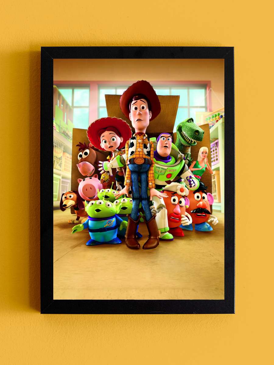 Oyuncak Hikayesi 3 - Toy Story 3 Film Tablo Siyah Çerçeveli Film Poster Afiş Tablo