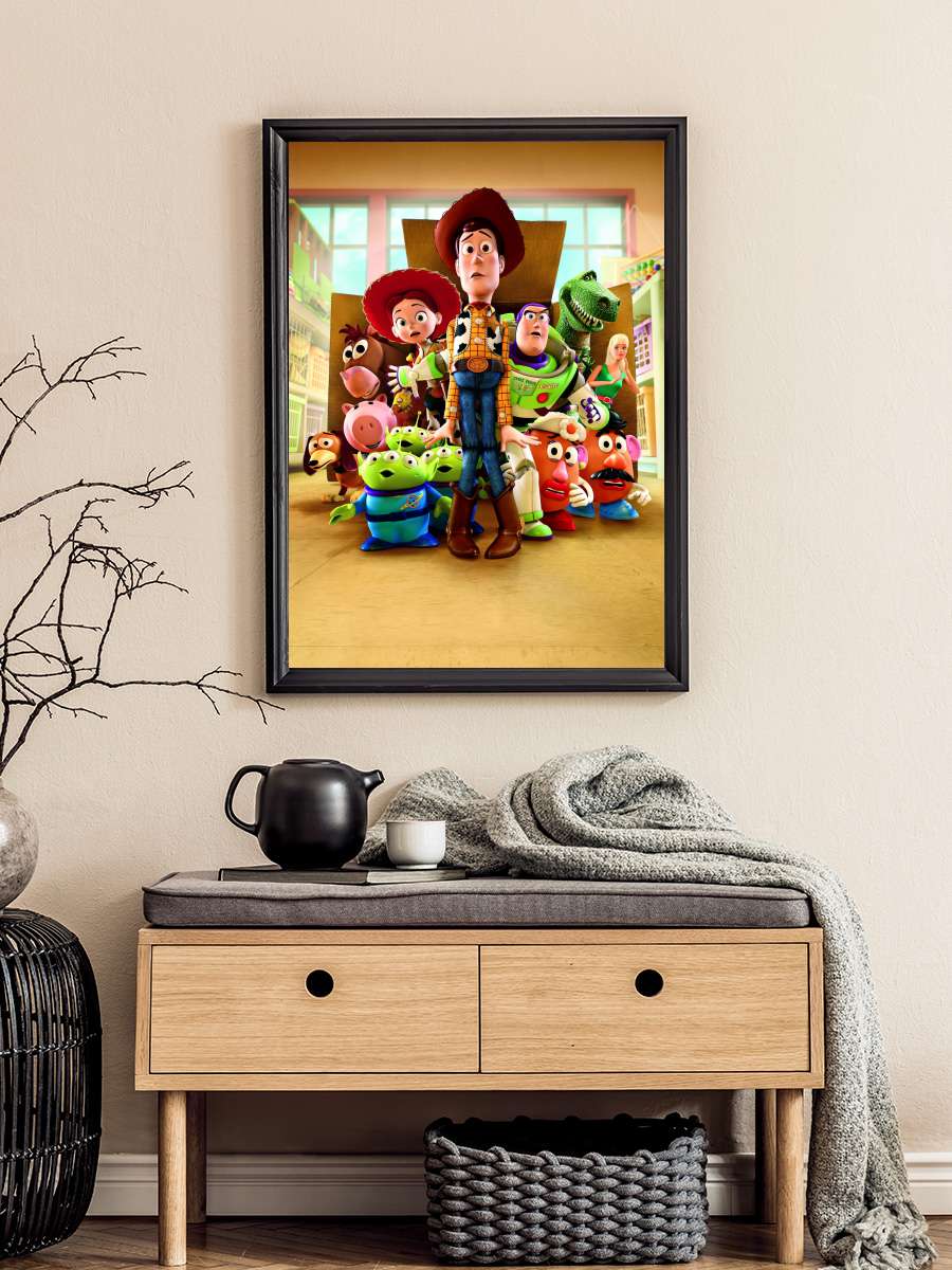 Oyuncak Hikayesi 3 - Toy Story 3 Film Tablo Siyah Çerçeveli Film Poster Afiş Tablo