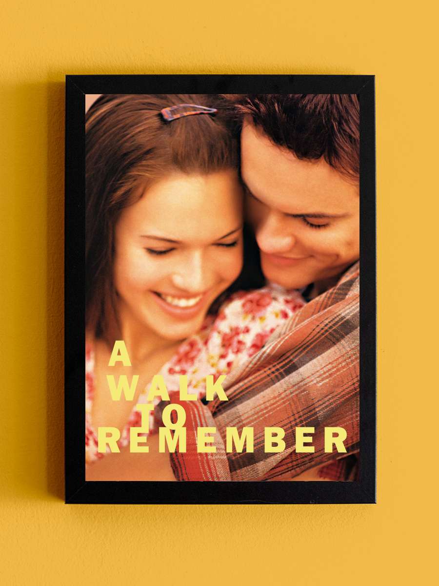 Uzaktaki Anılar - A Walk to Remember Film Tablo Siyah Çerçeveli Film Poster Afiş Tablo