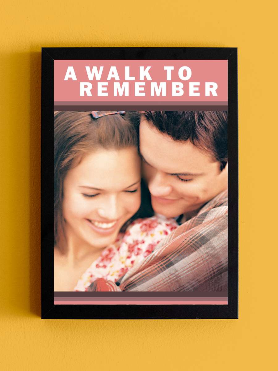 Uzaktaki Anılar - A Walk to Remember Film Tablo Siyah Çerçeveli Film Poster Afiş Tablo